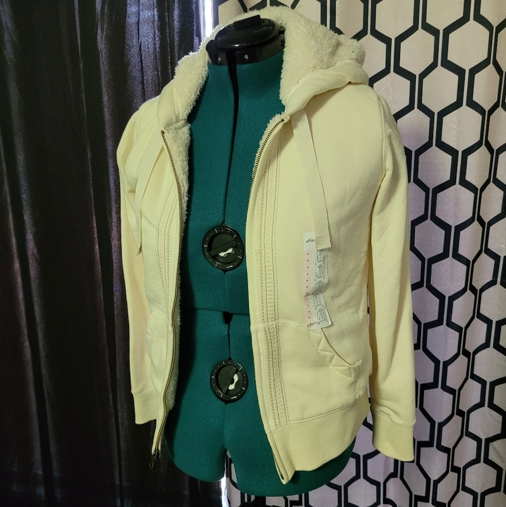 Eddie Bauer Zip Up Hooded Sweatshirt Jacket